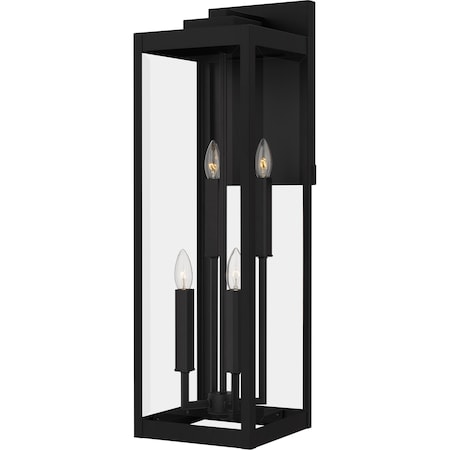 Quoizel Westover Outdoor Wall 4 Lights Earth Black WVR8209EK